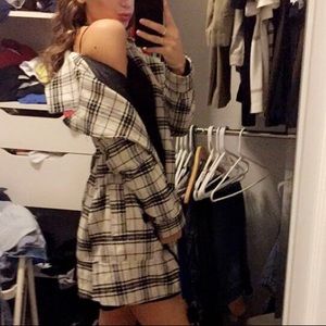 Plaid Business Coat
